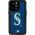 MLB Seattle Mariners - Solid Distressed iPhone 15 Pro Waterproof Case